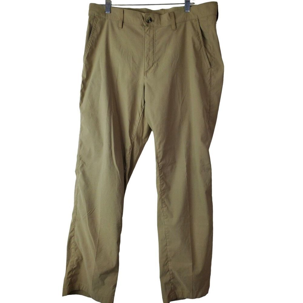 Eddie Bauer Men's Chino Classic‎ Fit Straight Leg Khaki Pants Size 35x32 Outdoor